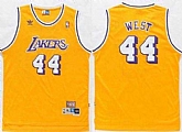 Los Angeles Lakers #44 Jerry West Gold Throwback Stitched NBA Jersey,baseball caps,new era cap wholesale,wholesale hats